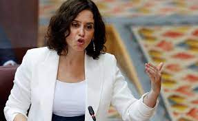 Ayuso arrasa en los comicios y sitúa al pp al borde de la mayoría absoluta en madrid. El Mote Que Le Ha Puesto The Times A Isabel Diaz Ayuso Por Su Gestion Del Coronavirus En Madrid Radio Madrid Cadena Ser