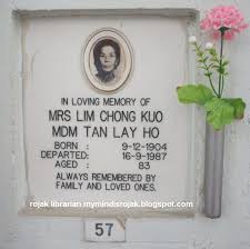 About in search of purpose talk series:the in search of purpose talk series by central singapore cdc seeks to inspire and help residents discover their. Tan Lay Ho Mount Vernon Columbarium