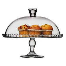 Plat A Tarte En Verre Sur Pied Avec Cloche D32 Cm Plat A Tarte Plat Cloche