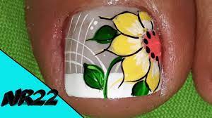 Deja que estos luzcan delicados y suaves con esta decoración de uñas para los pies. Decoracion De Unas Girasol Nail Decoration Sunflower Nr22 Youtube