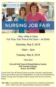 New Jersey Job Fair Tomorrow 05 05 18 Job Fair Nursing Jobs Community Nursing