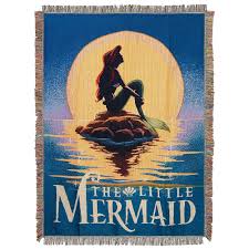 Disney ariel mermaid purple fleece blanket baby pet lap princess badge #scrunchiesbysherry. Disney S The Little Mermaid Poster Woven Tapestry Throw Blanket B00uulujle Ez Store A Unique Shopping Experience For All Your Entertainment Needs