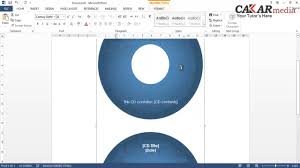 Cara Membuat Label Dvd Dengan Ms Word Youtube