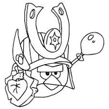 Angry Birds As A Forest Soldier Picture To Color Angry Bird In 2019 Bird Coloring Pages Angry Birds Coloring Pages