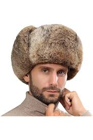 Amazon.co.jp: レディース メンズ 毛皮のようなトラッパーハット ウィンターハット フェイクファー ウシャンカ イヤーフラップ  ハンティング 防風 スキー スノーキャップ イヤーフラップ ロシア帽子 保温 防寒 帽子, ブラック, Large-X-Large : ファッション