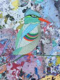 I Use Photos Of Berlin Wall Splinters As Background For My Drawings Art Street Art My Drawings