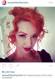 Check out this list of long curly hairstyles that includes updos, bangs, half up half down looks, and various hair colors, from natural tones to vivid hues! Christina Aguilera Burlesque Hairstyle Inspiration Polkadotpaintpot