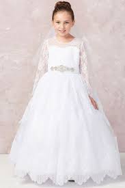 Tip Top Kids 1180 Long Sleeve Lace Communion Dress First Communion Dresses Long Sleeve Lace Dress Long Sleeve Lace