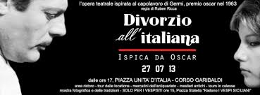 Il barone ferdinando, sposato a rosaria, femmina orrenda e odiosissima, ama angela, splendida giovinetta, e vorrebbe liberarsi della moglie. Divorzio All Italiana Ispica Da Oscar 27 Luglio 2013 Cct Seecity