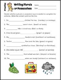 Printable grammar resources for esl teachers and kids. Whimsy Workshop Teaching Teaching Plural And Possessive Nouns Possessive Nouns Plurals Possessive Nouns Worksheets