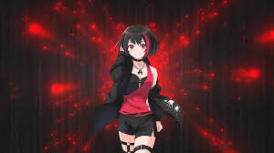 Minimum resolution and proper aspect ratio. Anime Girl Red Visualization Live Wallpaper A Photo On Flickriver