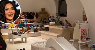 Kourtney kardashian had been obsessed with the idea of building a kids playhouse for years and now she's finally done it. Inside Kim Kardashian S Kids Epic Playroom Pics