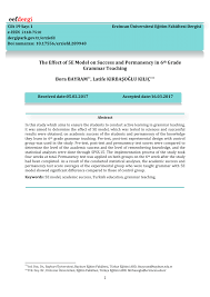 8.689 views2 years ago dr. Pdf 5e Modelinin 6 Sinif Dil Bilgisi Ogretiminde Basariya Ve Kaliciliga Etkisi