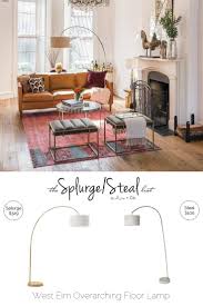 West Elm Overarching Floor Lamp Arie Co Overarching Floor Lamp Floor Lamps Living Room Bedroom Design On A Budget