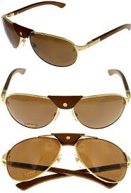 Cartier Sunglasses Polarized Santos Dumont Aviator Wood Unisex T8200862 It Is No Surprise That Cartier Glasses Adorn The Cartier Sunglasses Sunglasses Glasses