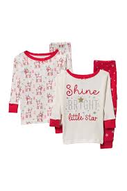 Koala Baby Reindeer Star Pajama Set Set Of 2 Baby Girls Toddler Nordstrom Rack