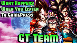 His covers and damage reduction make him one of the best defensive options for the team, as he's basically able to nullify up to three combos per match. Top Gt Team Dragon Ball Legends Wiki Gamepress