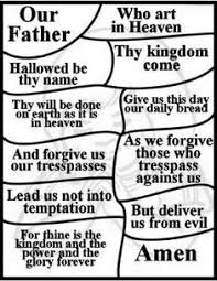 Lord S Prayer Bulletin Insers Free Printable Coloring Pages And Craft Activities For Kids Bible Lessons For Kids Sunday School Activities Prayers For Children