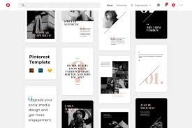 Pinterest Banner By Spacestudios On Envato Elements Pinterest Templates Instagram Template Instagram Story Template