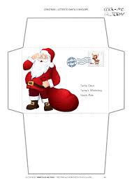 We can not have a collection of printable christmas envelopes without printable elf envelope. Cute Santa Envelope To Santa Claus Address Template 44