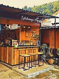 Kami Mendirikan Sebuah Warung Kopi Rumahan Yg Terbangun Di Tengah Perkampungan Dengan Bahan Yg Kami Beli Apa Adanya Lal Warung Kopi Arsitektur Desain Eksterior