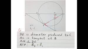 In euclid geometry, for the given point and line, there is exactly a single line that passes through the given points in the same plane and it never intersects. Euclidean Geometry Circle Theorem Riders 11 20 Mathdou Grade 11 And Older Youtube