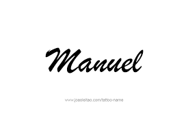 Manuel Name Tattoo Designs