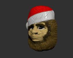 Holiday Bigfoot Handmade Plastic Mold/bathbomb Mold/bath Bomb Mold/soap  Mold/chocolate Mold/plaster Mold/clay Mold/resin Mold/wax Mold