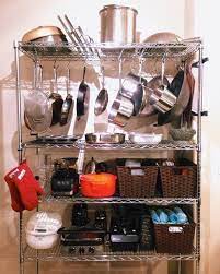 7 Organizing Accessories For The Wire Shelf In Your Kitchen Wire Shelving Diy Kitchen Kitchen Organization