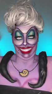 Hilarious Makeup Transition with Ursula Impersonation