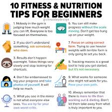 fitness nutrition tips for beginners