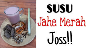 Hangat di perut, segelas susu jahe oat untuk pagi hari. Resep Susu Jahe Merah Joss Youtube