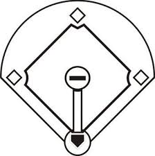 Baseball Diamond Clipart Black And White Image Result For Baseball Field Diagram Black And White Baseball Diamond Baseball Field Baseball