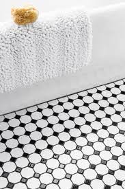 Before And After Kids Bath Room To Grow Black And White Tiles Bathroom Kids Bath Black Floor Tiles