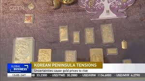 1 jpy to myr online currency converter (calculator). Korean Peninsula Tensions Uncertainties Cause Gold Prices To Rise Cgtn