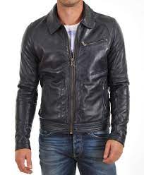 New Men S Stylish Motorcycle Slim Fit Genuine Lambskin Leather Biker Jacket Mj49 Black Leather Jacket Men Leather Jacket Men Mens Leather Jacket Biker