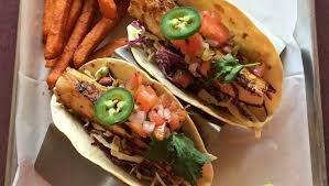 At the walk up window you can plunk down a measly $1.25 and get some of the best fish tacos in san francisco. Off The Eaten Path Edgie S Grill San Carlos
