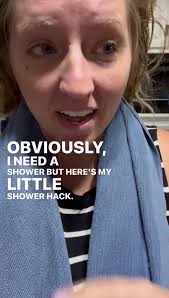 RV Travel Life hack! We don’t always use shower houses but when we do- this  is life changing! Like and follow for more tips and tricks like this!!