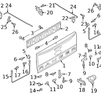 Tail Gate for 2023 Ford Ranger | OEM Parts Online