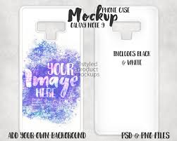 Download Dye Sublimation Galaxy Note 9 Phone Case Mockup Add Your Own Etsy Galaxy Note Galaxy Note 9 Phone Cover Design
