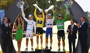 The current world champion can wear the rainbow jersey when he competes in the tour de france. Tour De France Jerseys Why Does The Leader Wear Yellow Different Colours Explained Other Sport Express Co Uk