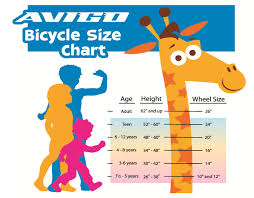 Kids Bike Sizing Chart Www Bedowntowndaytona Com