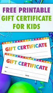 Use this gift certificate printable to put a smile on someone you care for. Free Printable Gift Certificate Template Pjs And Paint