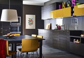 Browse photos of yellow kitchen designs. Stunning Black Kitchen Design With Yellow Touches Digsdigs