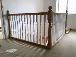 Landing Balustrade Banister Rails Traditional Staircase Banisters