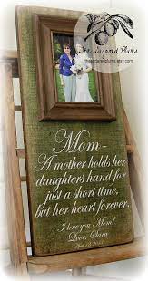 Mother Of The Bride Gift Personalized Picture Frame 8x20 Anniversary Love Mom Song Vows Parents Thank You Wed Gifts For Wedding Party Bride Gifts Wedding Gifts