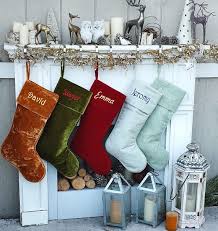 Shop for children and adults, perfect for holding presents and decoration. Personalized Christmas Stockings Gorgeous High End Velvet Oversized 22 Large Christmas Stockings Personalized Velvet Christmas Stockings Christmas Stockings