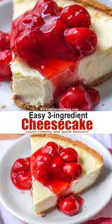 Easy Cheesecake Recipe Only 3 Ingredients Alyona S Cooking Recipe Easy Cheesecake Recipes Condensed Milk Cheesecake Recipes Cheesecake Recipes
