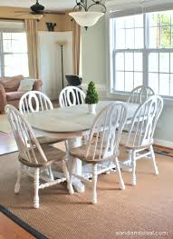 how to refinish a table sand and sisal