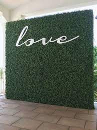 Green Hedge Artificial Flower Wall Boxwood Backdrop Flower Wall Backdrops